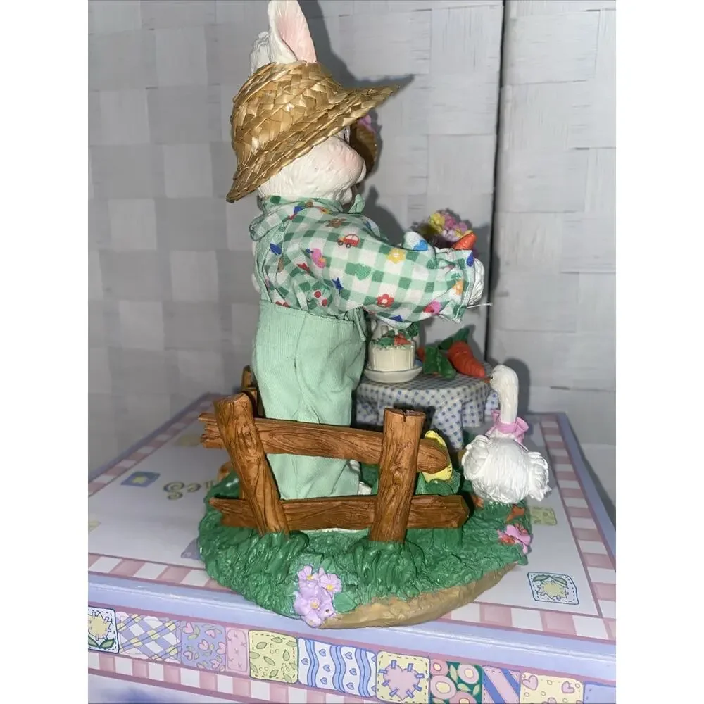 Handcrafted easter bunny
